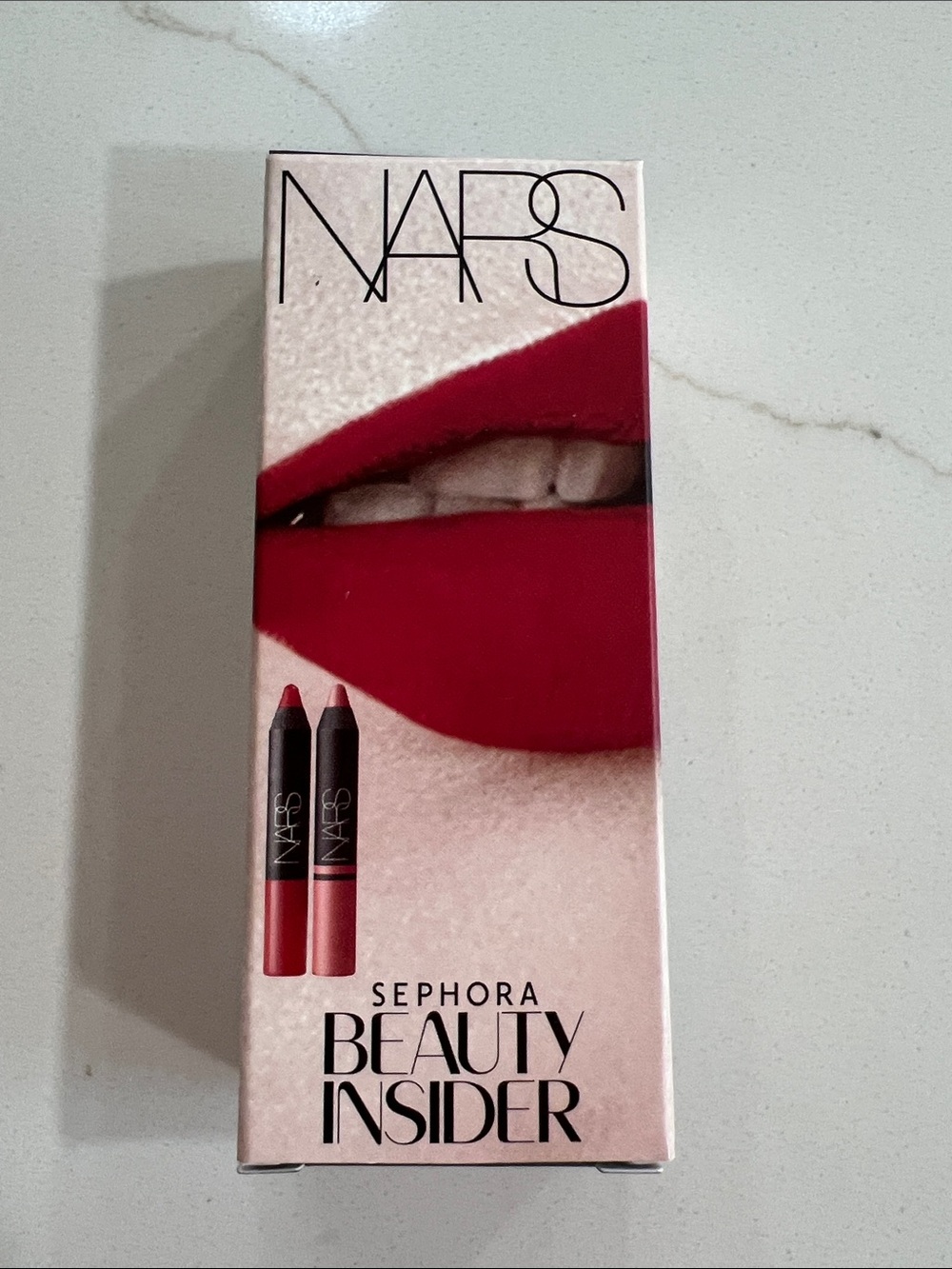 NARS Lip Pencil Duo — Deep Red & Rosy Pink